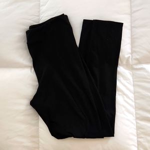 Honey and Lace Black Leggings - Size Large